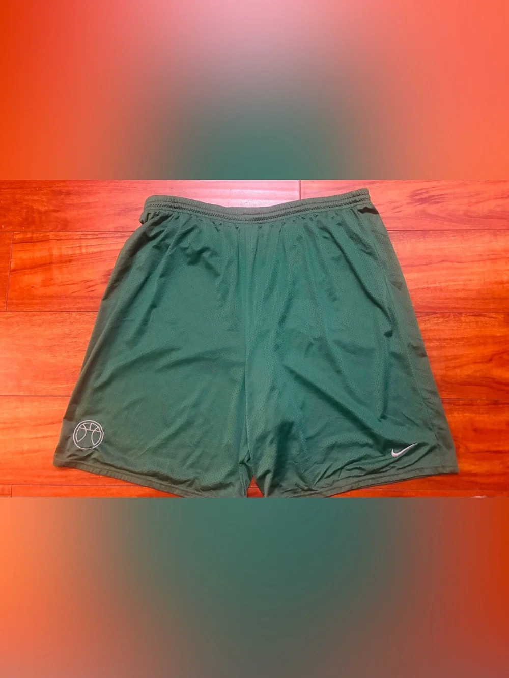 Nike Men's Forest Green Mesh Athletic sz XL Y2K Vintage